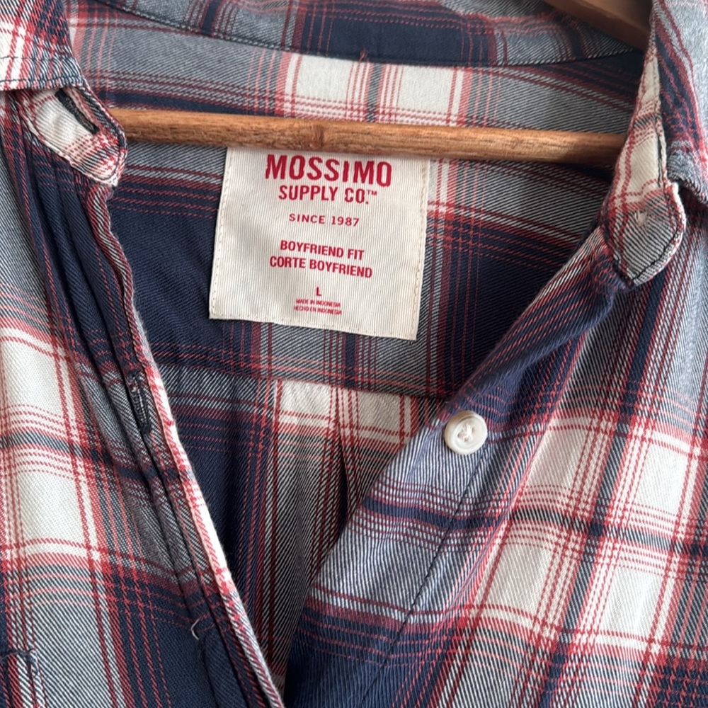 Button up flannel top - Picture 2 of 3